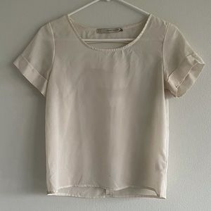 Paper Crane Open Back Blouse